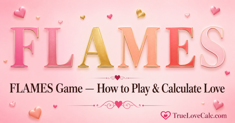 FLAMES Game — How to Play, Calculate Love and Find Your Relationship Status