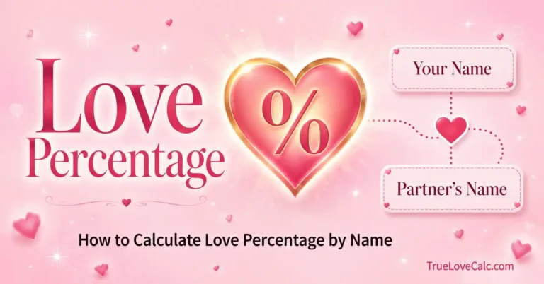 How to Calculate Love Percentage by Name — Complete Guide
